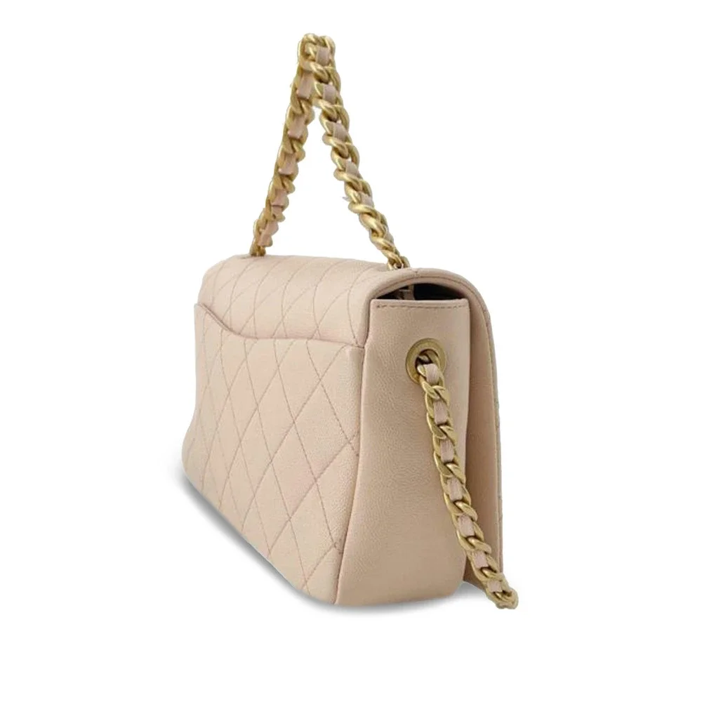 CHANEL Medium Cream Caviar Fashion Flap Bag - Picture 4 of 17